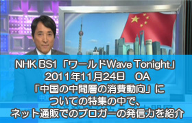 「ワールドWave Tonight」NHK BS1 2011年11月24日OA